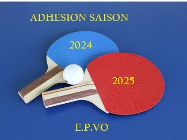 Adhésion saison 2024-2025