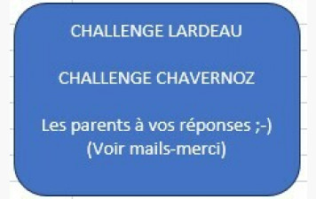 Inscription jeunes - Challenge Lardeau et Chavernoz