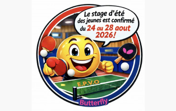 1er Stage d'été Jeunes confirmé !