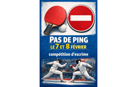 Pas de ping le week end du 7-8 février a dourdan