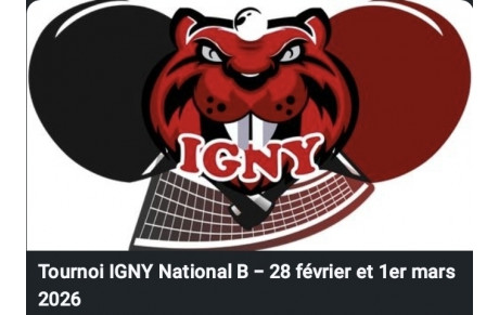 Tournoi Igny 28 février/1er mars